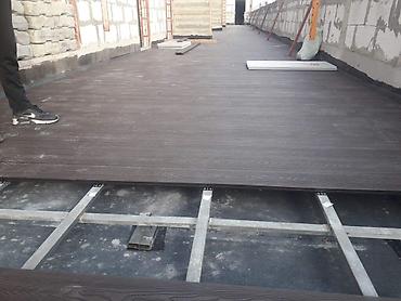 Напольные работы: Монтаж террасной доски (ДПК/МПК композит) под ключ. 5,8 М² я не — 8