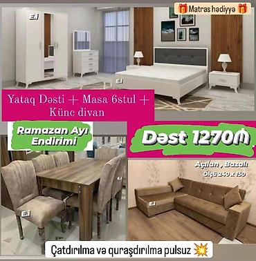 divan kreslo gence: Yeni, Künc divan, Qonaq otağı üçün, Açılmayan — 3