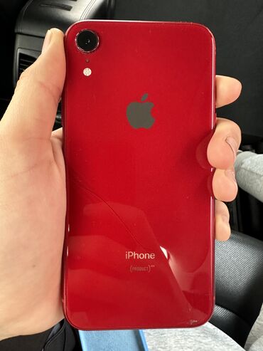 iphone 8 с документами: IPhone Xr, Б/у, 64 ГБ, Красный, Защитное стекло, Чехол, 75 %