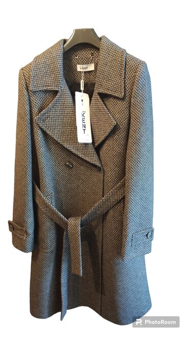 шаль: Пальто L (EU 40), цвет - Серый