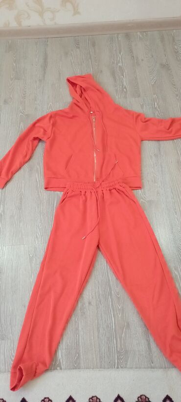 спортивный костюм 54: Комплект, цвет - Оранжевый, Новый