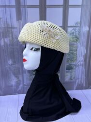 Платки: Платок, Осень-весна, С узорами, С бисером, Вязаная модель — 21