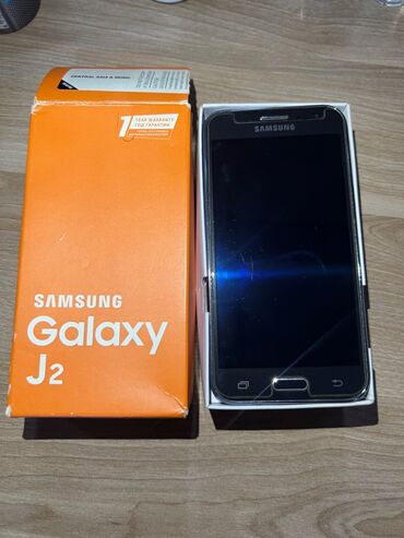 telefon j2: Samsung Galaxy J2 2016, 8 GB, rəng - Qara, İki sim kartlı, Sənədlərlə