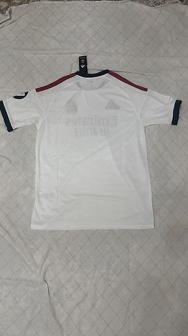 реал: Игровая футболка Real Madrid от adidas. Размер L. Новая - Домашняя — 2