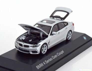 Avtomobil modelləri: Коллекционная модель BMW 4 series F36 Gran Coupe silver 2014 Dealer — 22