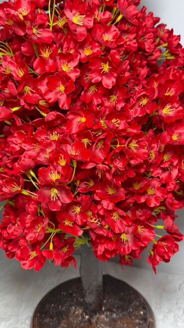 Süni güllər: Dəbli dekorativ süni bitkilər kompozisiyası - Düzbucaqlı uzun — 13