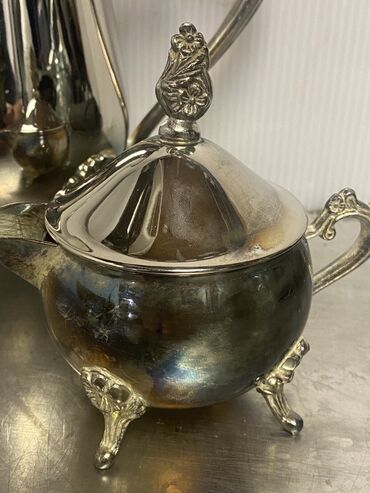 Qəhvə dəstləri və servizlər: Qəhvə dəsti, rəng - Gümüşü, Metal — 11