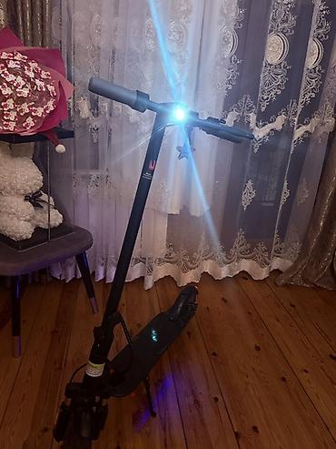 Elektrikli samokatlar: Elektrik skuter – qatlana bilən, ön və arxa işıqlı, LED displeyli - — 6