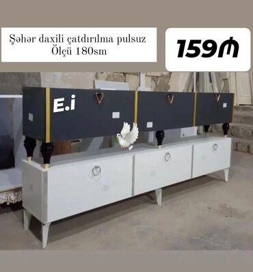 Soyuducular: TV stend yeni qonaq otağı mebeli reng seçimi var