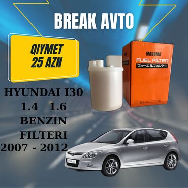 Filtrlər: Hyundai I30, 1.4, Benzin, 2008 il, Orijinal, Yaponiya