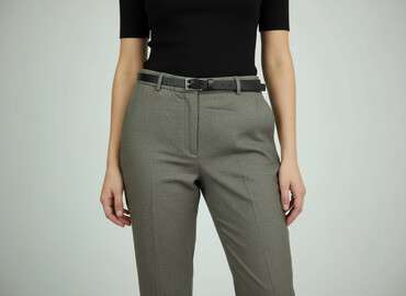 decatlon spodnie zimowe: Material trousers for women, size XL (EU 42)