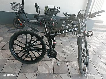 pegas: Складной горный велосипед PEGAS - Рама: складная, алюминиевая — 4