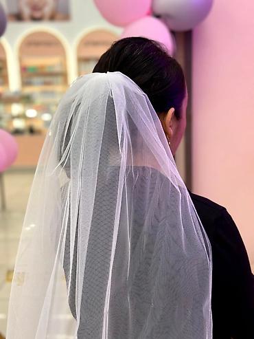 Свадебные аксессуары: Фата для невесты/девичника - Варианты цвета: насыщенно‑розовый и — 6