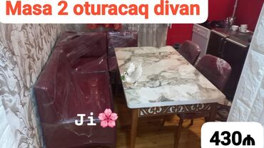 Masa və oturacaq dəstləri: Künc divan və masa desti yeni lalafo.az -da Masa və oturacaq dəstləri: Künc divan və masa desti yeni