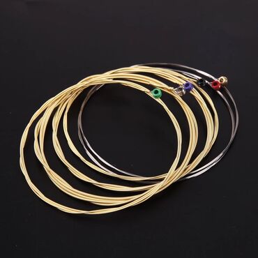 акустические струны: Серебрянные бронзовые нейлоновые металлические струны для