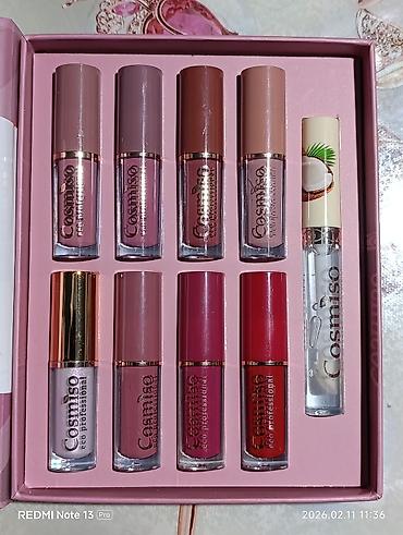 Косметика: Продаю новый набор матовых помад,стойкие 8 штук и плюс 1 масло для губ — 3