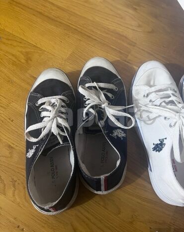 Basanoşka və səndəllər: Us Polo Assn, Ölçü: 38, rəng - Göy, İşlənmiş