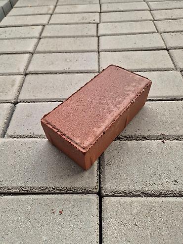 Брусчатка кирпич: Брусчатка кирпич, Другое применение, Прессованная, Новый, Гарантия, Укладка — 8