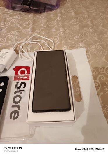 смартфон blackberry z30: Tecno Camon 30S, Колдонулган, 128 ГБ, түсү - Кара, 1 SIM, 2 SIM