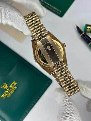 Личные вещи: Новый, Наручные часы, Rolex, цвет - Золотой — 7