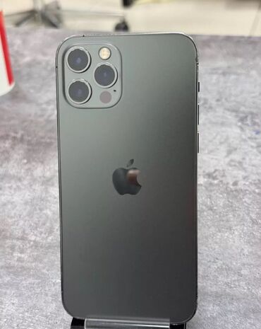 чехол для poco: IPhone 12 Pro, Колдонулган, 128 ГБ, Кара, Коргоочу айнек, Каптама, 100 %