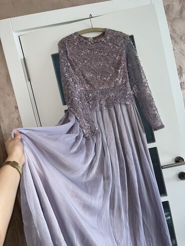 pin haljine: S (EU 36), color - Lilac, Evening, Long sleeves