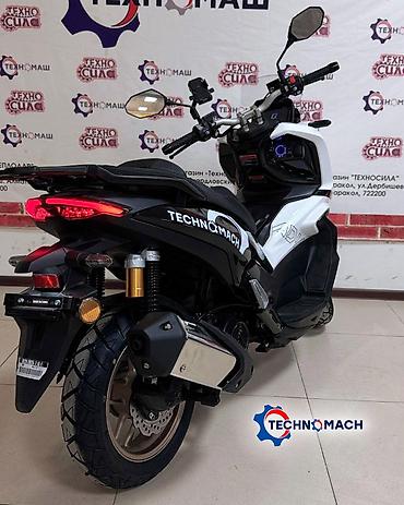 Скутеры: Тип скутера 180 куб. см, Бензин, Новый — 6