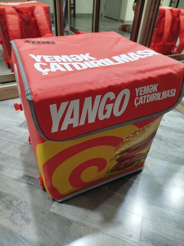 Biznes üçün program təminatı: Yango “Yemək Çatdırılması” termos çantası - Qida daşınması üçün