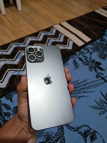 монитор каракол: IPhone 12 Pro Max, Колдонулган, 256 ГБ, Күмүш, Каптама, 82 %