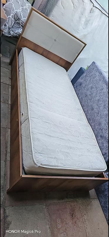 Tək nəfərlik çarpayı + döşək dəsti - Ölçü: 90×200 sm (2/90 qeyd