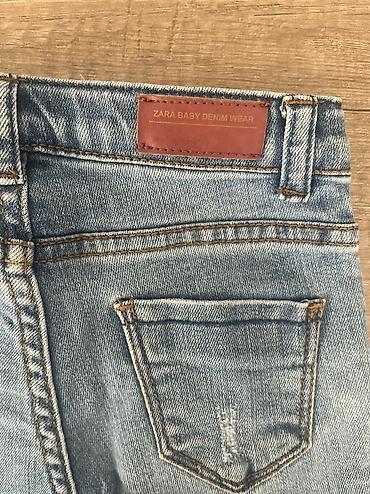 Uşaq dünyası: Джинсы Zara. Оригинал. Размер 1,5-2 года (18-24 месяца). Регулируемый — 3