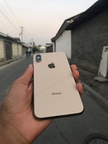 чехол на телефон айфон x: IPhone Xs, Б/у, 256 ГБ, Золотой, Защитное стекло, Чехол, 84 %