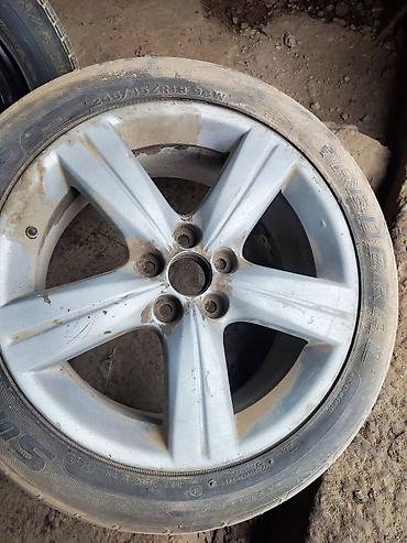 авто диски бу: Колеса в сборе 245 / 45 / R 18, Лето, Б/у, Комплект, Легковые, Литые, отверстий - 5 — 2