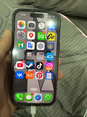14 про новый: IPhone 14 Pro, Б/у, 256 ГБ, Blue Titanium, 86 %