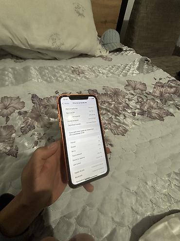 iphone x 64gb: IPhone Xr, Б/у, 256 ГБ, Оранжевый, Зарядное устройство, 86 % — 4