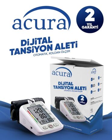 Tonometrlər: Acura Türkiyə istehsali elektron təzyiq aparati
35 azn