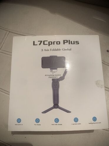 Telefon üçün stabilizatorlar: L7Cpro Plus 3 oxlu qatlanan gimbal. Smartfonunuzla daha sabit və