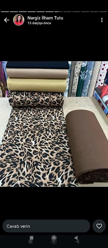 parça ayaqqabı: Leopar naxışlı və təkrəng parça dəsti - Material: tikiş və dekor üçün — 1
