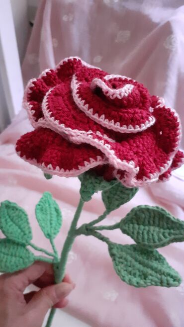produžetak za wc šolju: Artificial flower, color - Red
