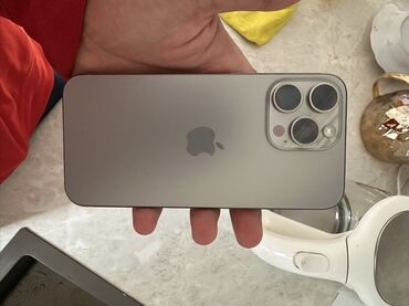 бишкек айфон 16 про макс: IPhone 15 Pro Max, 256 ГБ, Natural Titanium, Каптама, Кабель, 87 %