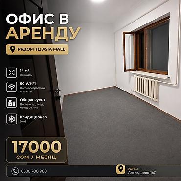 азия молл: Аренда офисов, 14 м², С отдельной кухней — 1