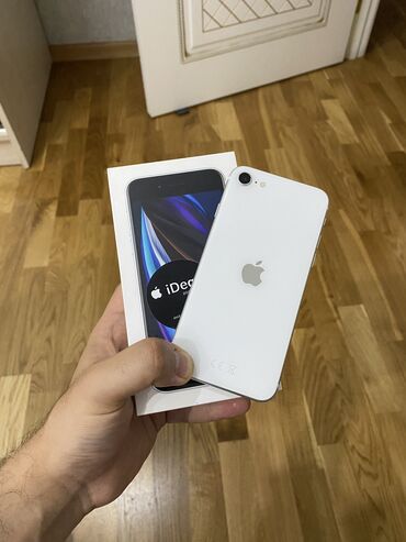 ayfon es 6: IPhone SE 2020, 128 ГБ, Белый, Гарантия, Отпечаток пальца, Беспроводная зарядка