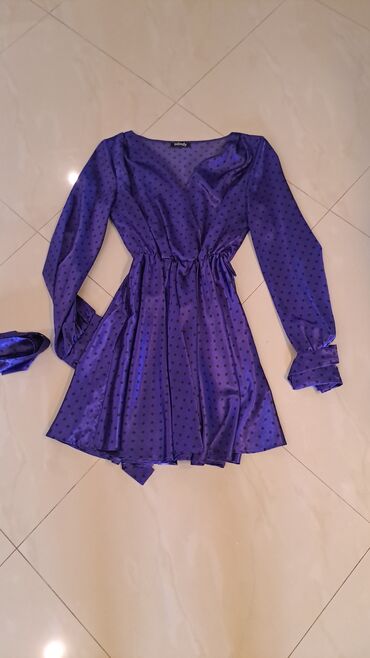 haljine za latino ples beograd: M (EU 38), color - Purple, Evening, Long sleeves