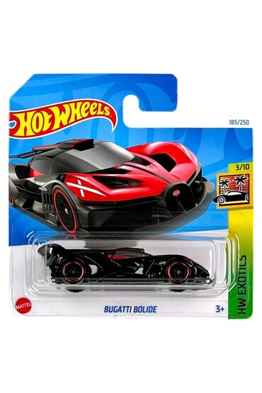 детские машинки на педалях: Hot Wheels – Bugatti Bolide (HW Exotics seriyası) - Model: Bugatti