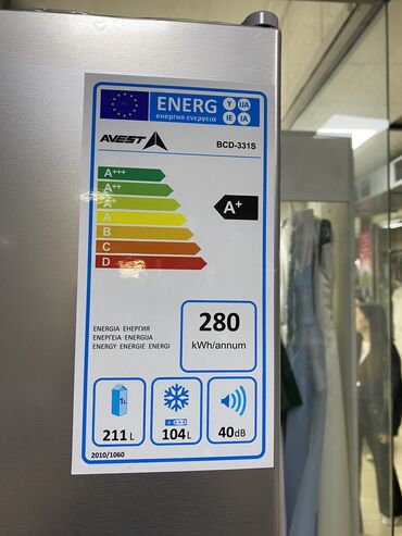 Холодильники: Холодильник Avest, Новый, Двухкамерный, No frost, 60 * 190 * 60 — 4