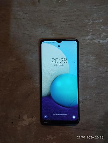 вытяжка 1000 куб м: Samsung Galaxy A02, цвет - Голубой, Битый — 1