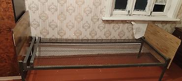 Metall çarpayı karkası - Material: möhkəm metal karkas, yan dayaqlar;