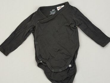body niemowlęce czarne: Body, H&M, 0-3 m, 
stan - Dobry