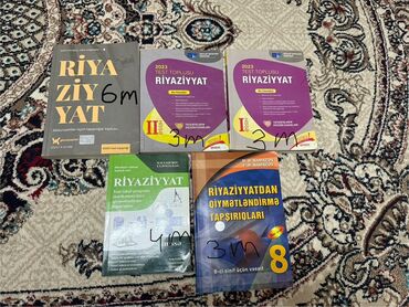 Testlər: Müxtəlif siniflər üçün riyaziyyat dərsliklərindən ibarət bu dəst