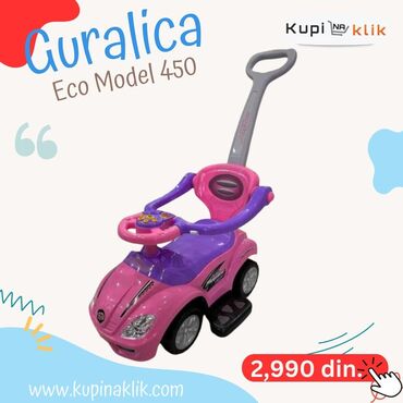 Dečiji električni automobili: Guralica Eco Model 450 – 3 u 1 dečje vozilo - Višenamenska guralica — 10